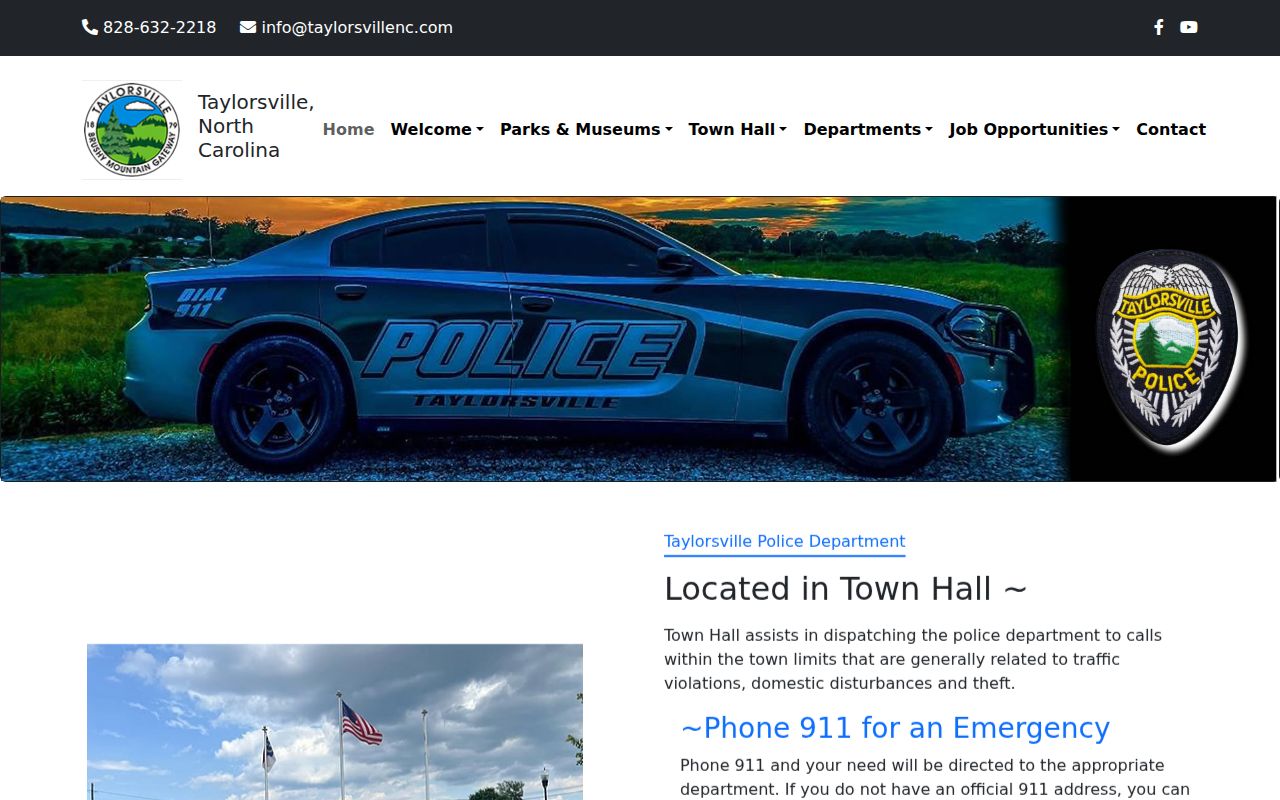 Official Taylorsville Police Department webpage